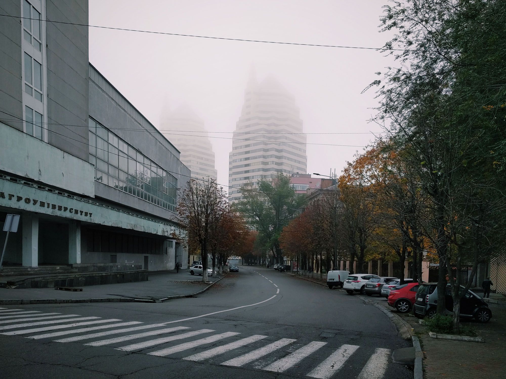 Dnipro, Volodymyra Vernadskoho Street, Towers.